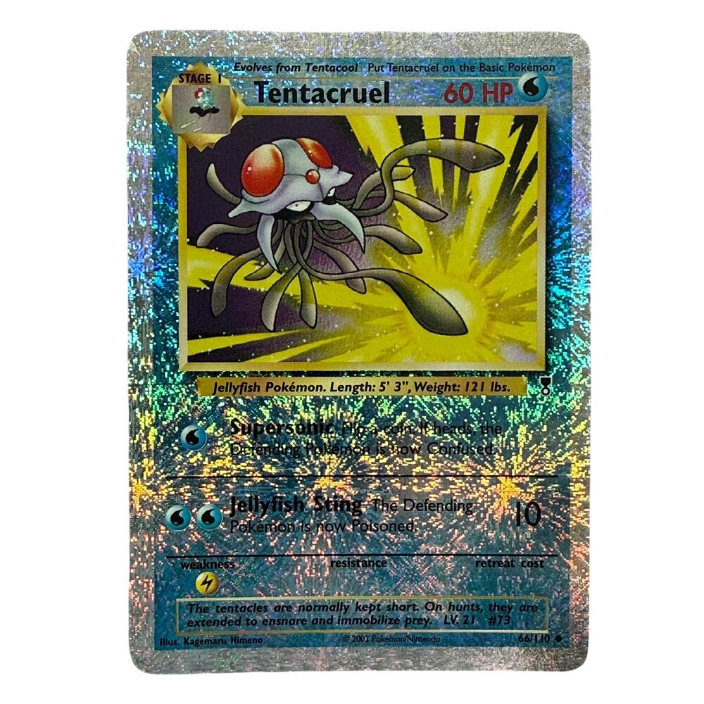 Pokémon TCG Tentacruel 66/110 Legendary Collection 2002 Reverse Holo Foil NM-